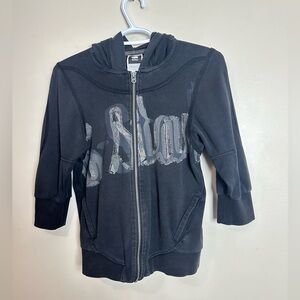 G-Star Size XS  Dark Gray Zip-Up Hoodie